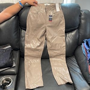 Abercrombie Leather Jeans